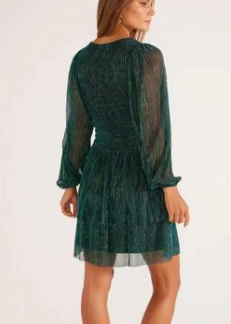 Astrid Mini Dress - Emerald ***FINAL SALE***