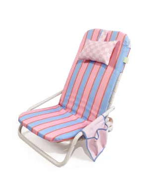 Bubblegum Luxe Beach Lounger