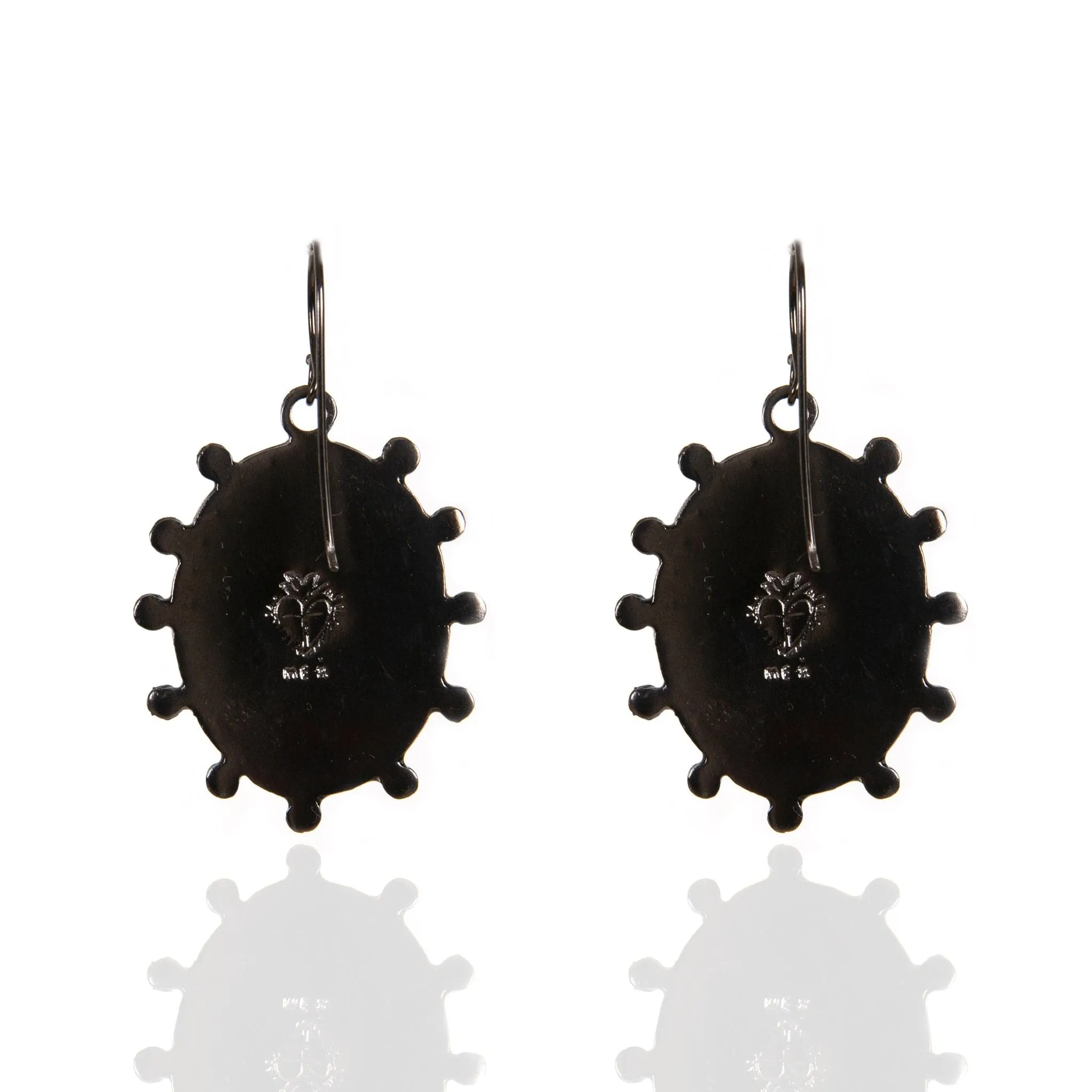 Cat Cameo Earrings