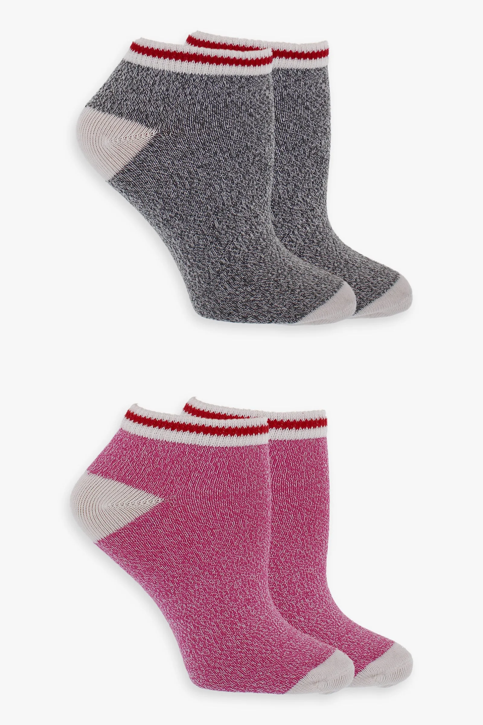 Ladies 2-Pack No Show Socks