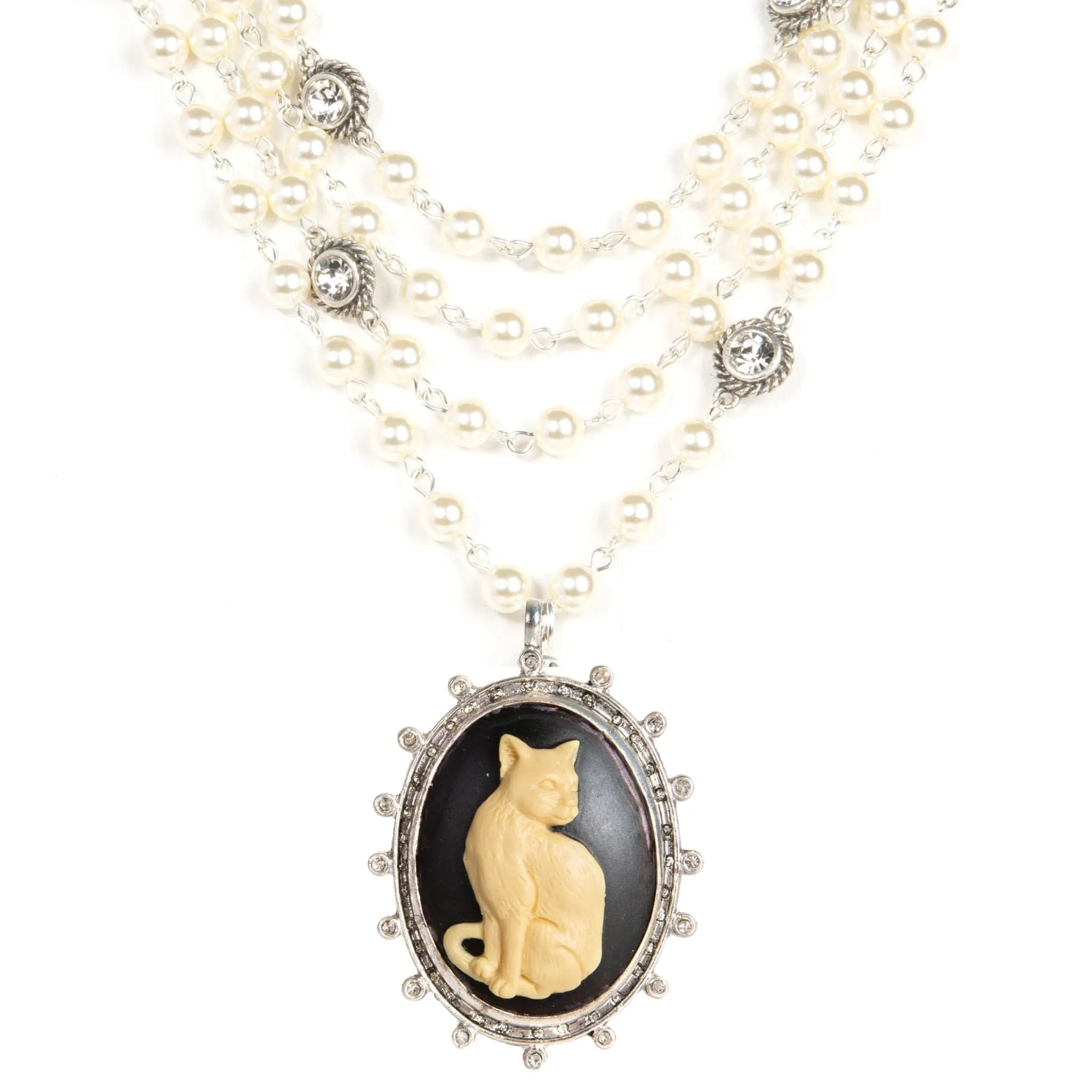 Magdalena - 6mm Pearl Cream with All Medallions