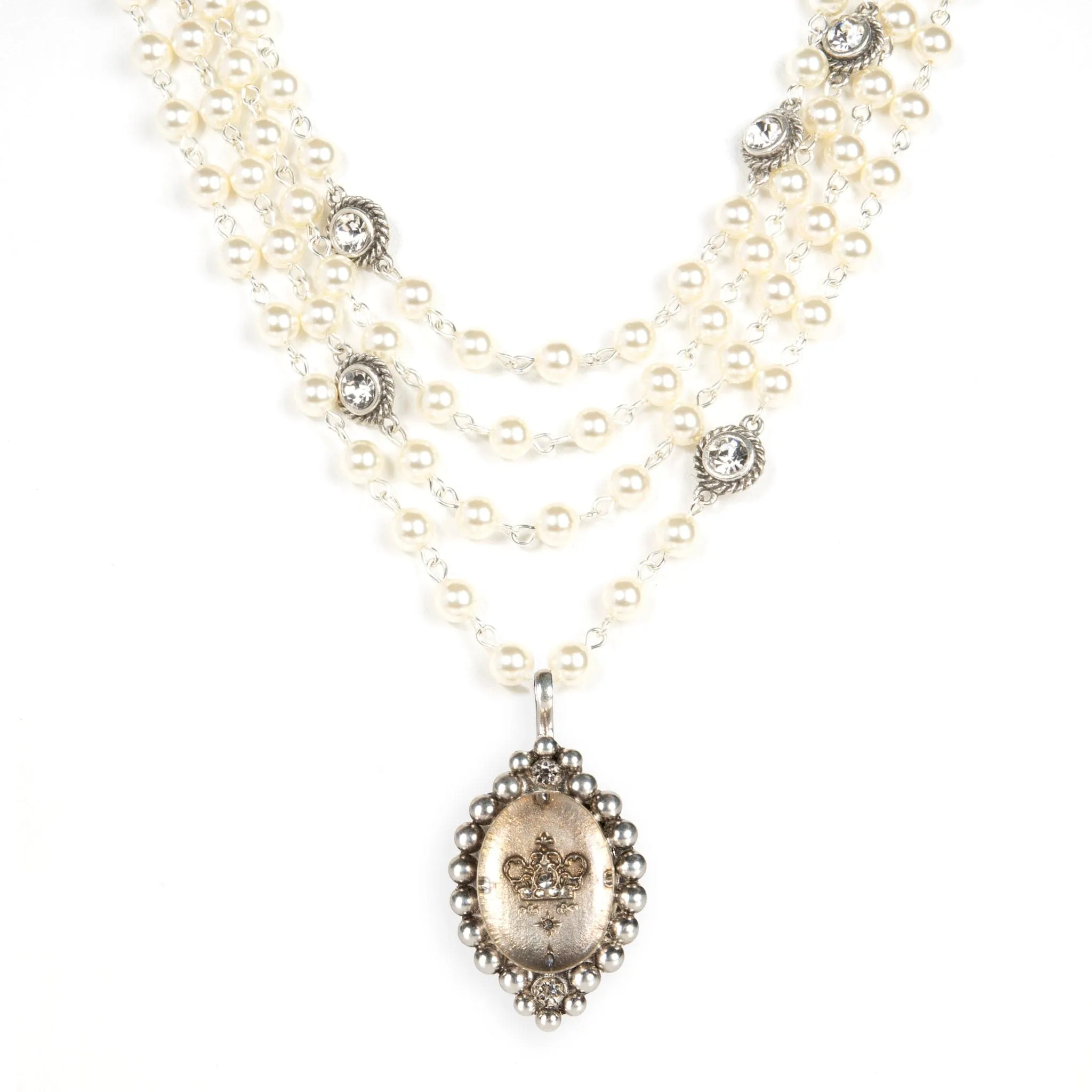 Magdalena - 6mm Pearl Cream with All Medallions