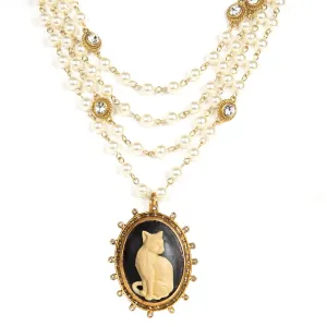 Magdalena - 6mm Pearl Cream with All Medallions