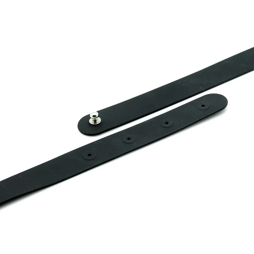 Silicone Submissive Collar Black