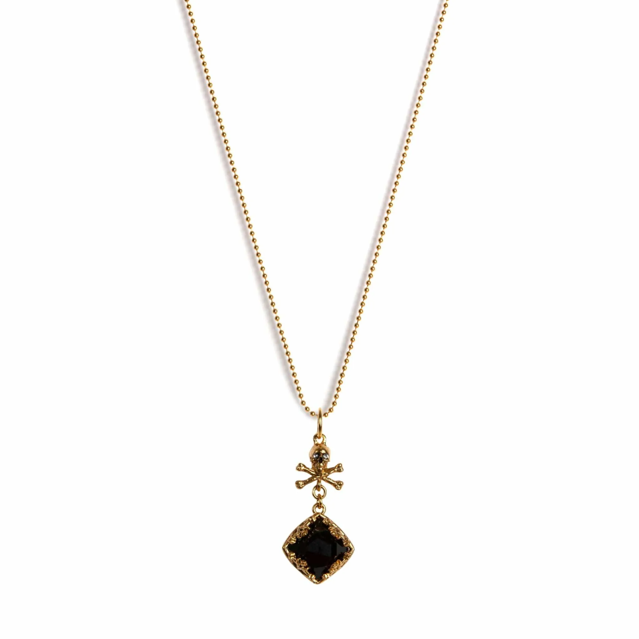 Skull Treasure Charm Necklace