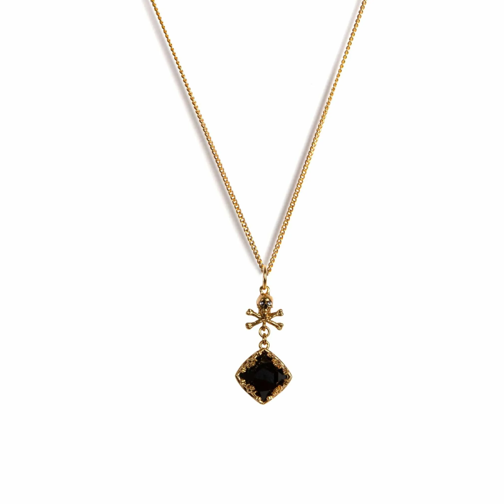 Skull Treasure Charm Necklace